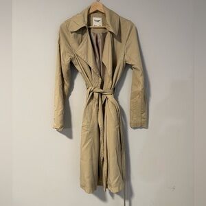 Abercrombie & Fitch Beige Trench Coat
